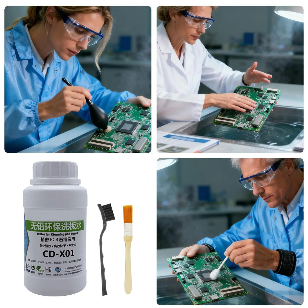 PCB Motherboard Cleaner Liquid | Fast-Drying Contact Cleaner