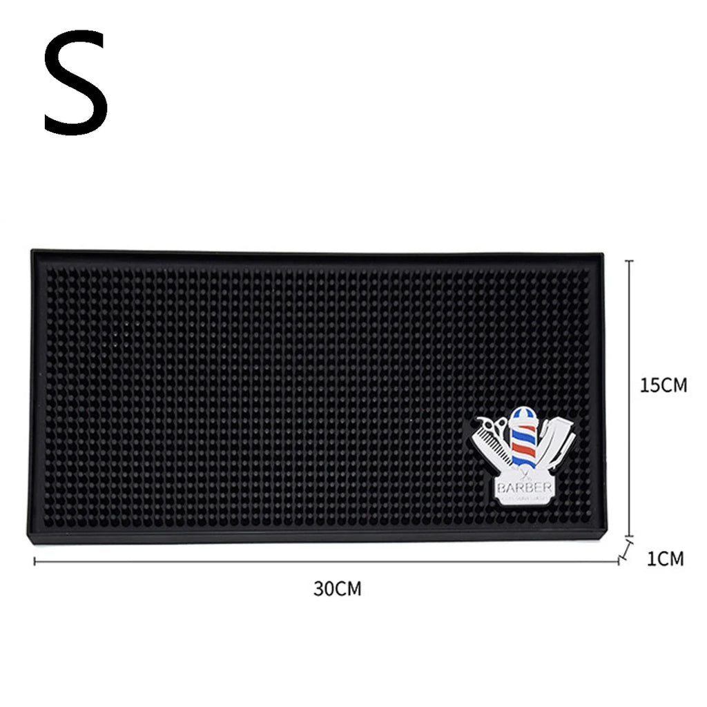 Silicone Non-Slip Barber Station Mat | Salon Tool Organizer