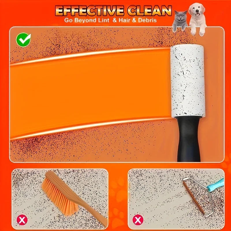 Ultra Sticky Lint Roller Set – Pet Hair Remover 3/5/8 Pack