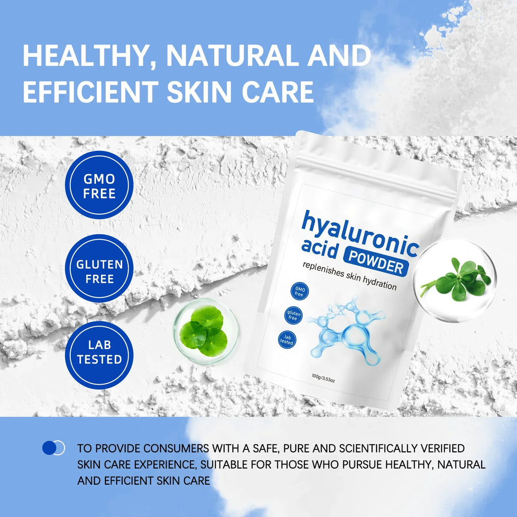 Hyaluronic Acid DIY Mask Powder 100g – Hydrating & Brightening
