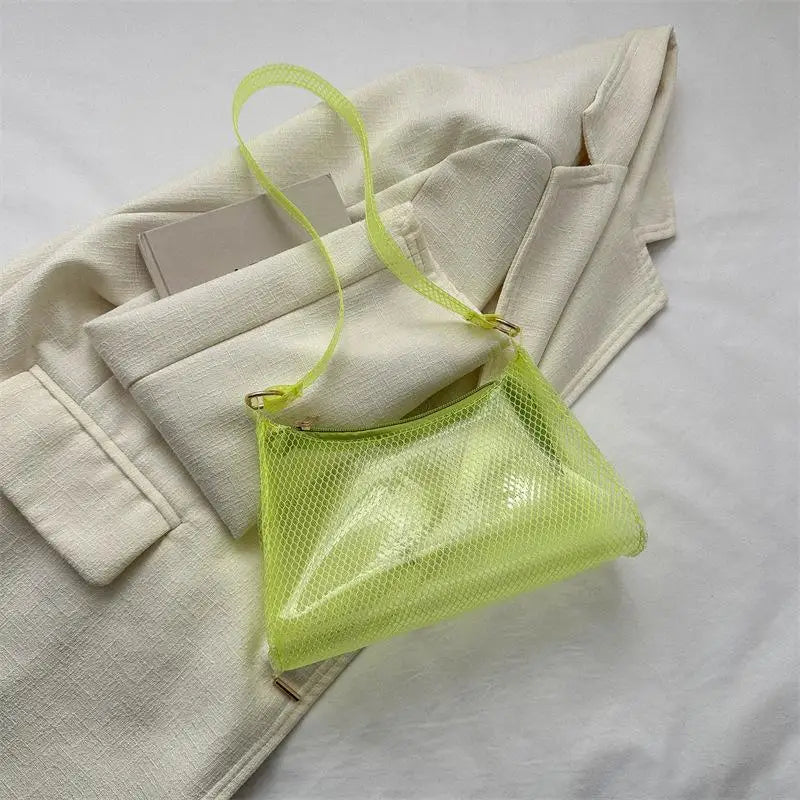 Women's Clear PVC Transparent Shoulder Bag | Crossbody Handbag