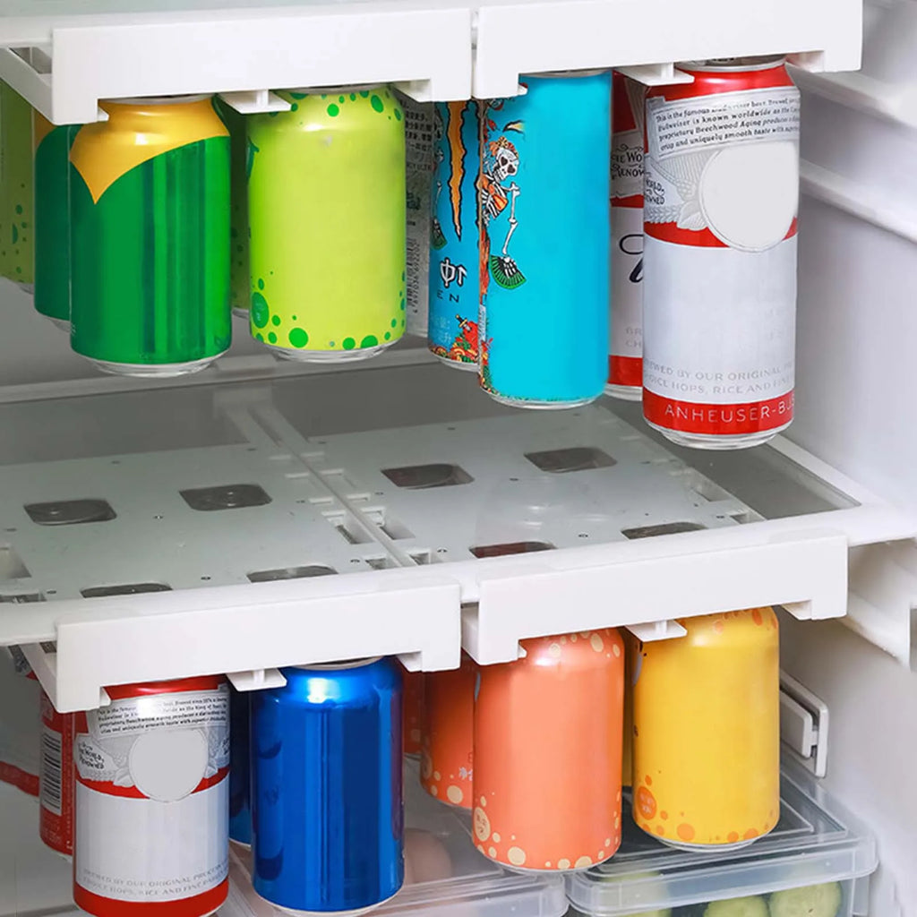 Hanging Fridge Soda Can Organizer | Space-Saving Shelf Holder