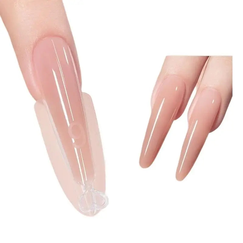 240 Pcs Dual Nail Forms – 15 Sizes Coffin Almond Square Molds
