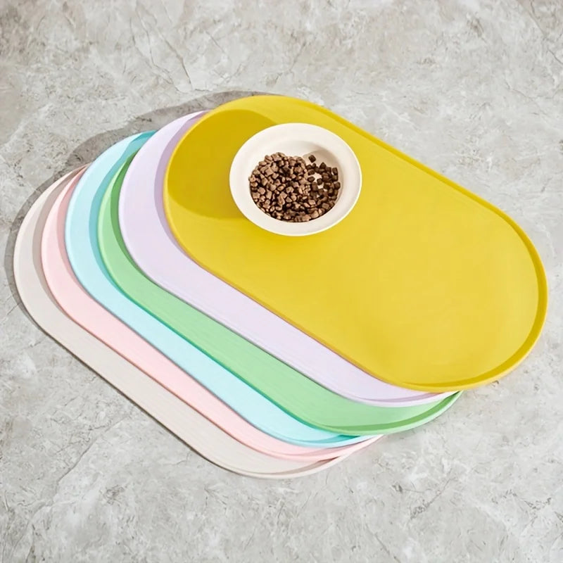 Non-Slip Waterproof Dog & Cat Feeding Mat | Silicone Pet Food Mat