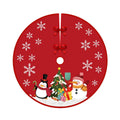 Large Round Christmas Tree Mat – Non-Slip Holiday Rug 90cm