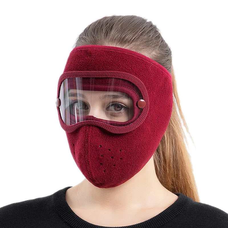 Full Face Balaclava with Removable Goggles | Anti-Fog Dustproof