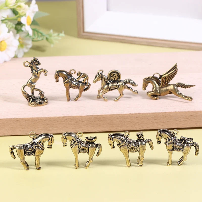 Brass Horse Figurine – 2026 Chinese Zodiac Feng Shui Lucky Statue