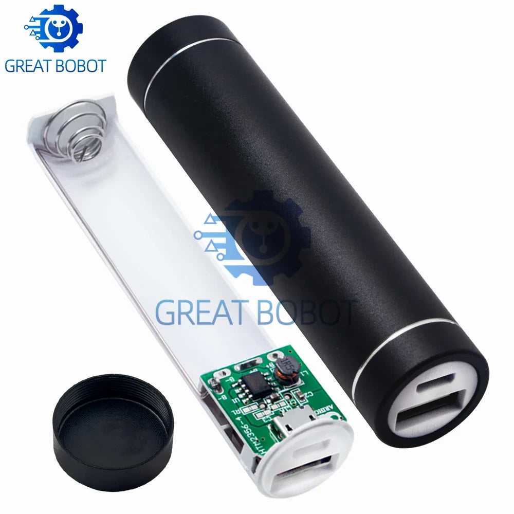 Metal Power Bank DIY Kit – 18650 Battery & USB Charger