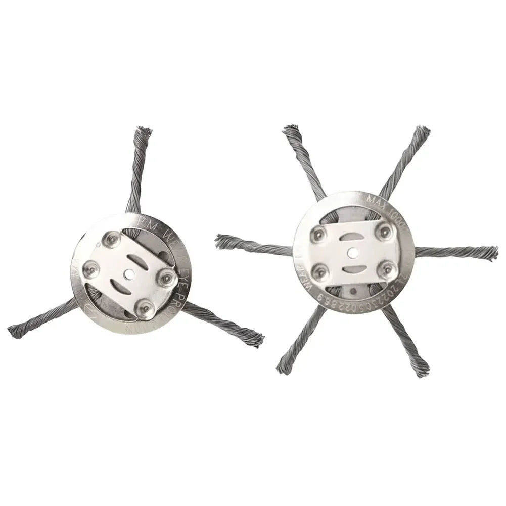 Steel Wire Grass Trimmer Head – Universal Weed Brush (1–5 Pack)