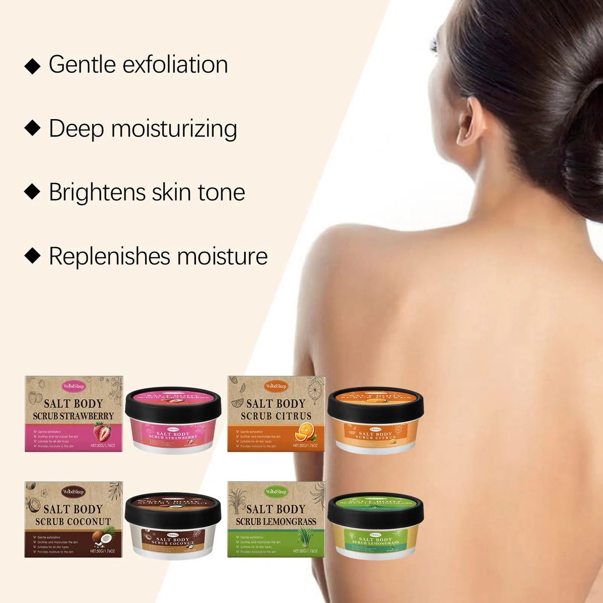 Antioxidant Body Scrub – Exfoliates, Firms & Nourishes Skin