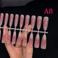 30Pcs Nude Matte Press-On Nails | Almond Full Cover Nail Tips