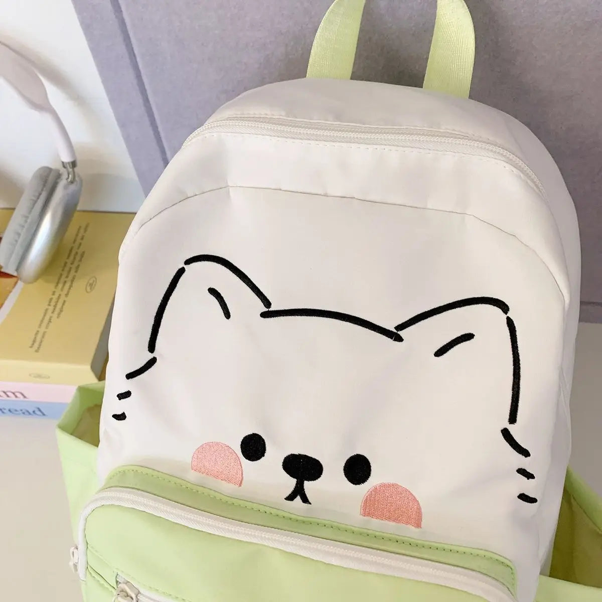 Kawaii Kitty Mini Backpack – Kids & Women's Cute Schoolbag