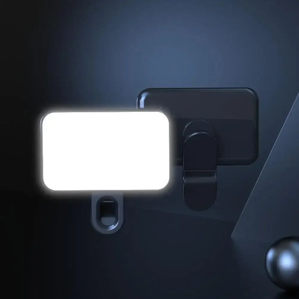 Clip-On Selfie Fill Light | 3 Modes Rechargeable LED