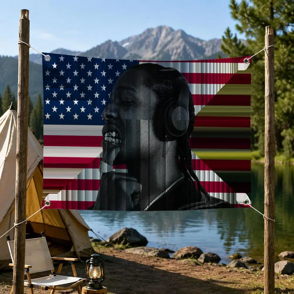 A$AP Rocky Decorative Flag Banner – Garden, Porch & Home Decor