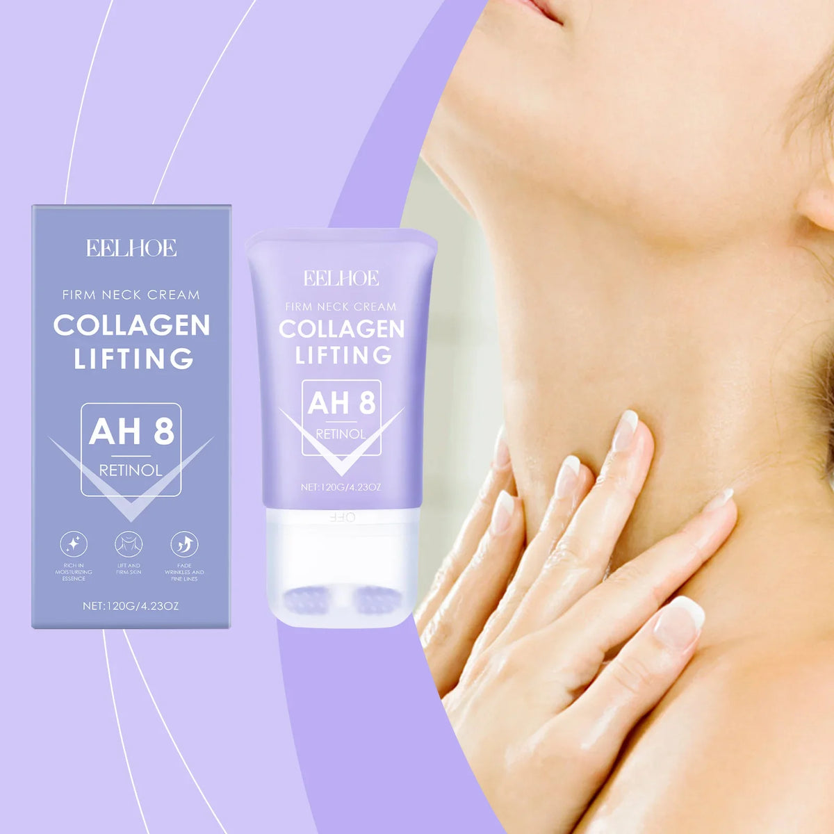 Daily Roll-On Neck Cream – Firming & Hydrating Formula 120g
