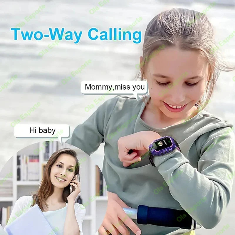 Kids Smart Watch 2G SIM GPS SOS Calling Voice Chat | Ages 3–12