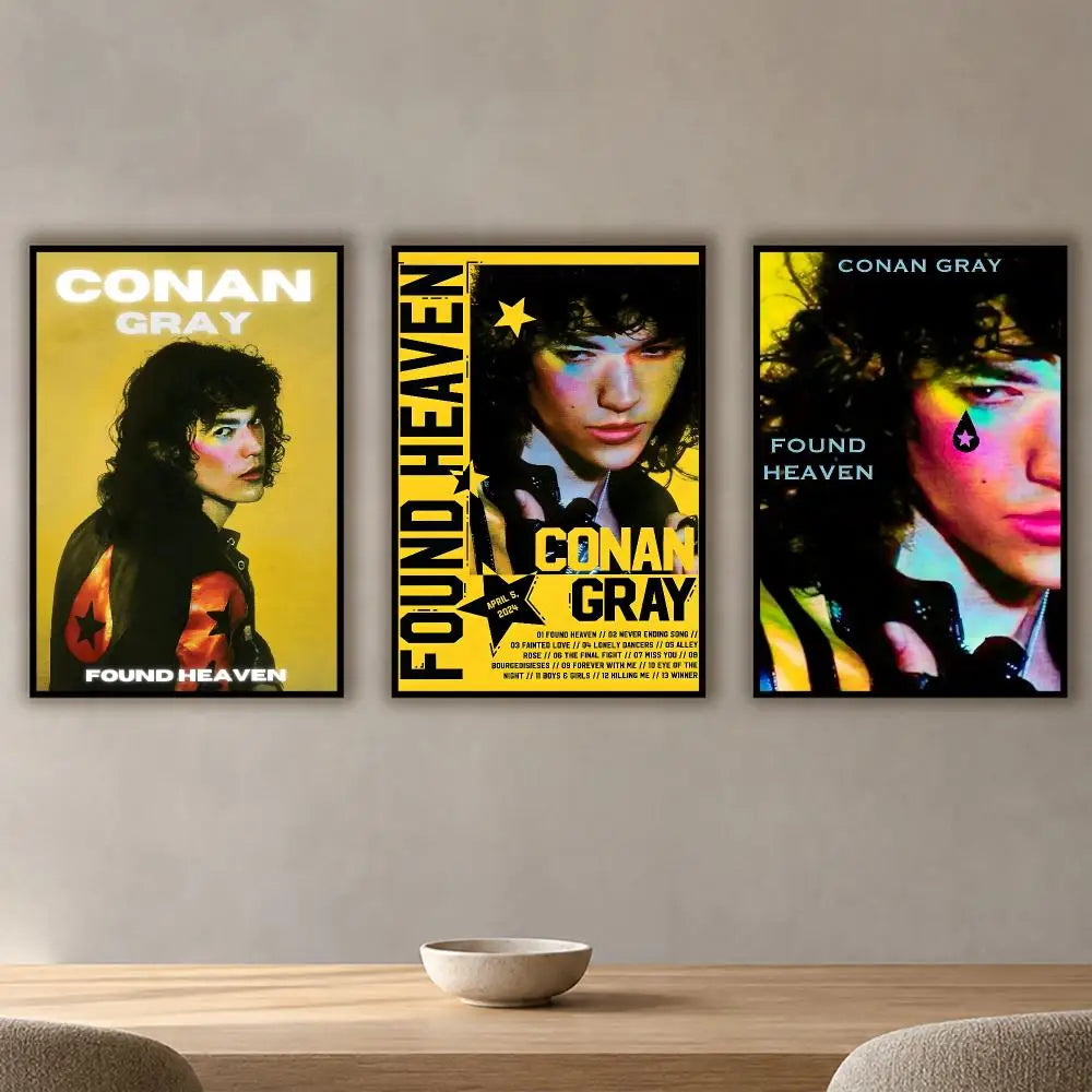 Conan Gray Poster HD Waterproof PVC Stickers – Wall Décor