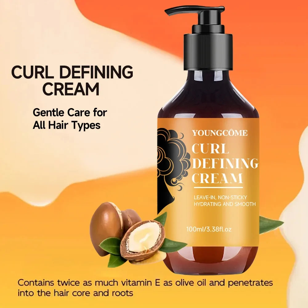 Curl Defining Cream with Argan Oil – Wavy & Curly Hair 100ml