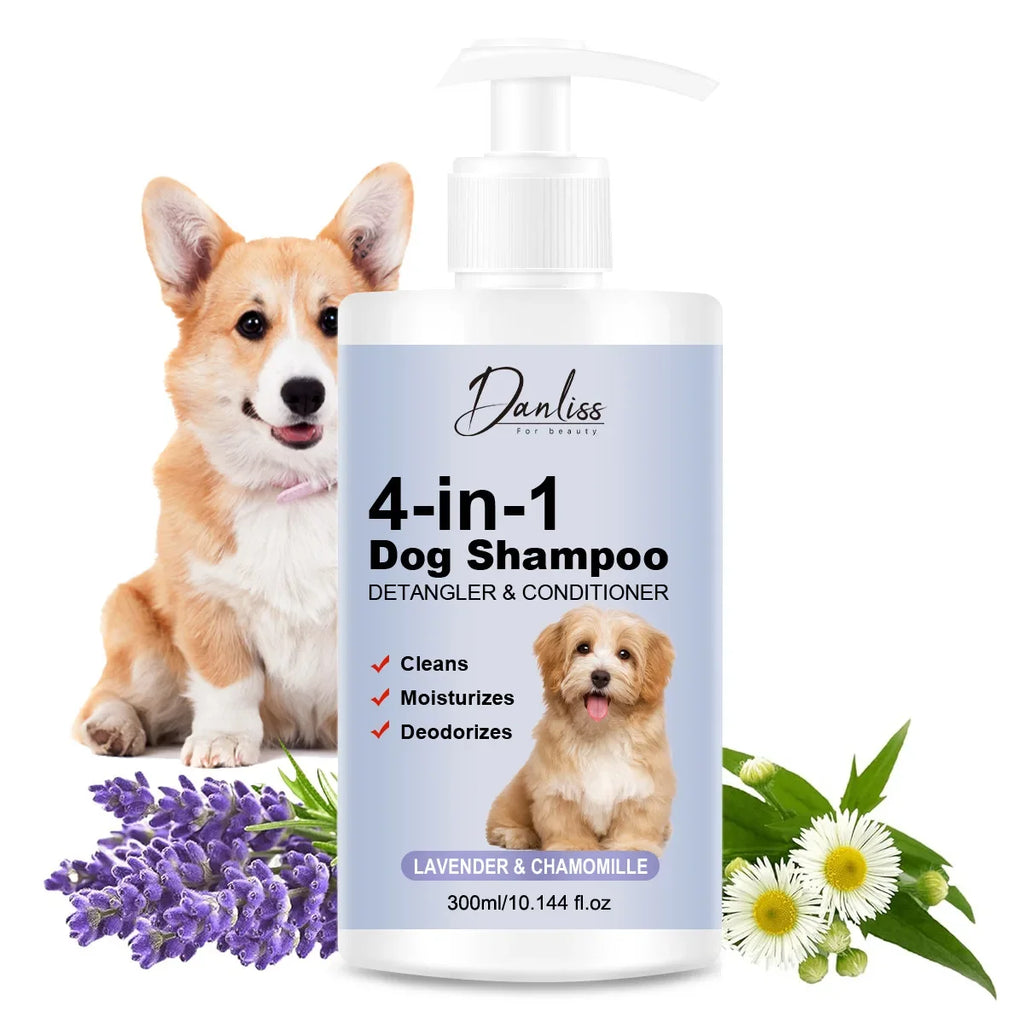 Pet Shampoo for Cats & Dogs – Odor Removal & Softer Coat
