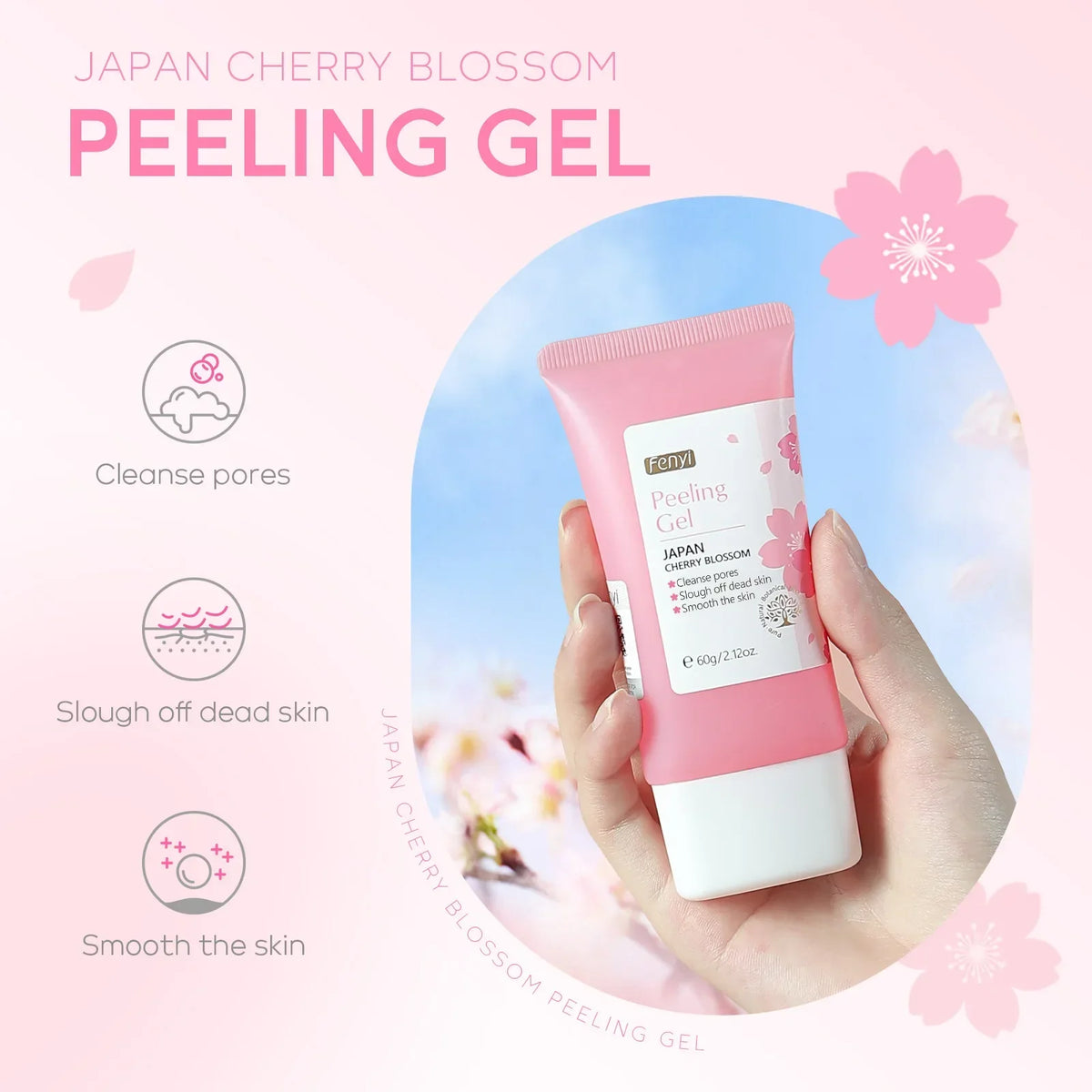 FENYI Sakura Cherry Blossom Exfoliating Peeling Gel 60g