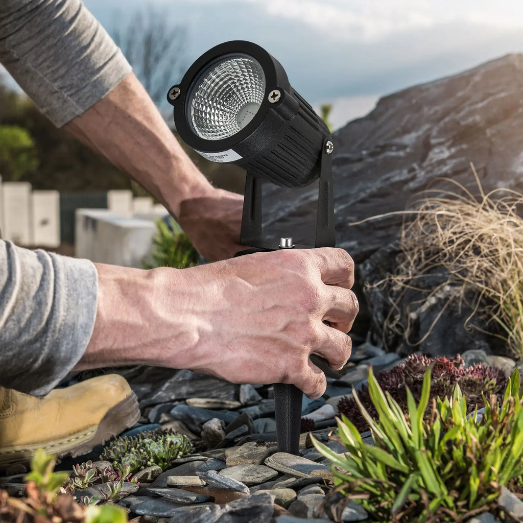 Light Stake Flood Lights Outdoor Ground Garden Lamp