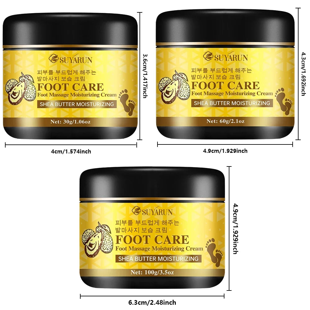 SUYARUN Oat & Witch Hazel Foot Cream – Dry & Cracked Heel Care