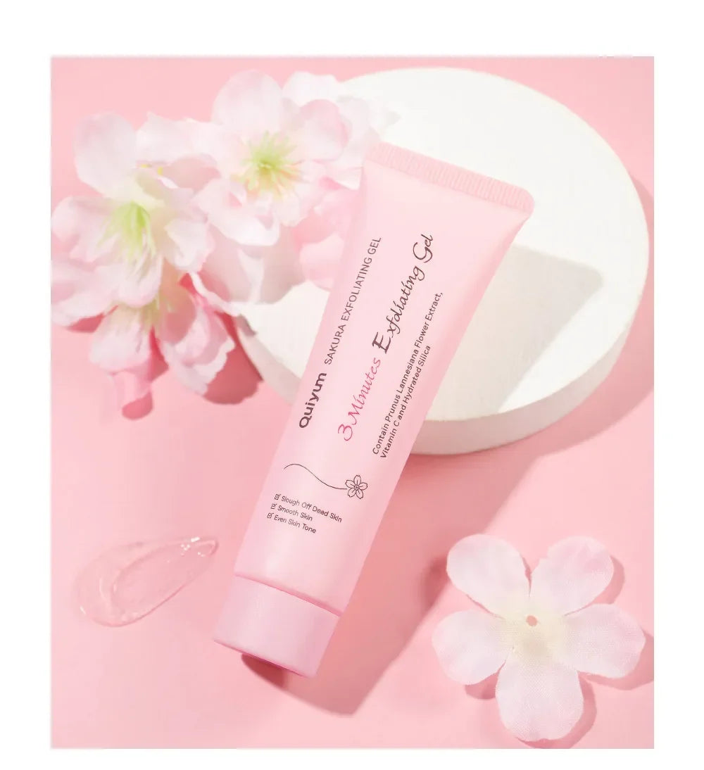 LAIKOU Sakura Exfoliating Gel Facial Scrub – Deep Clean 30g/50g