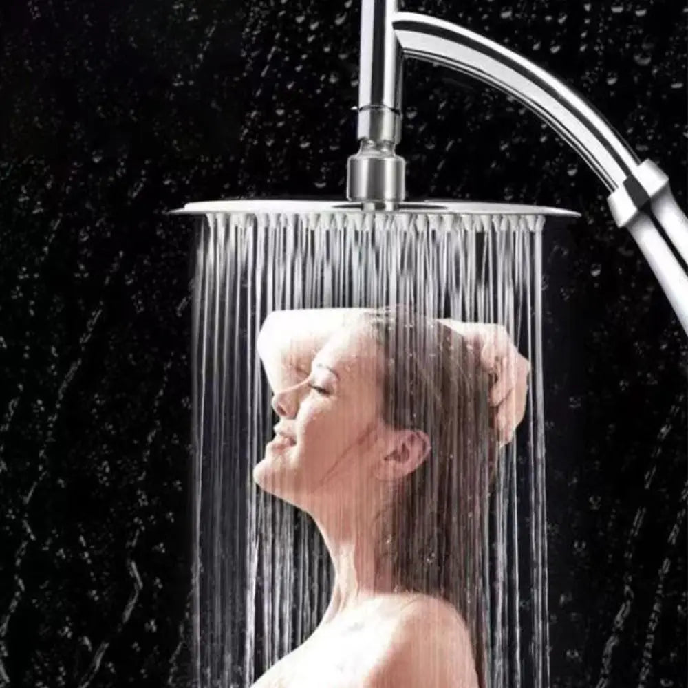 8" Square Rainfall Shower Head – Stainless Steel Chrome