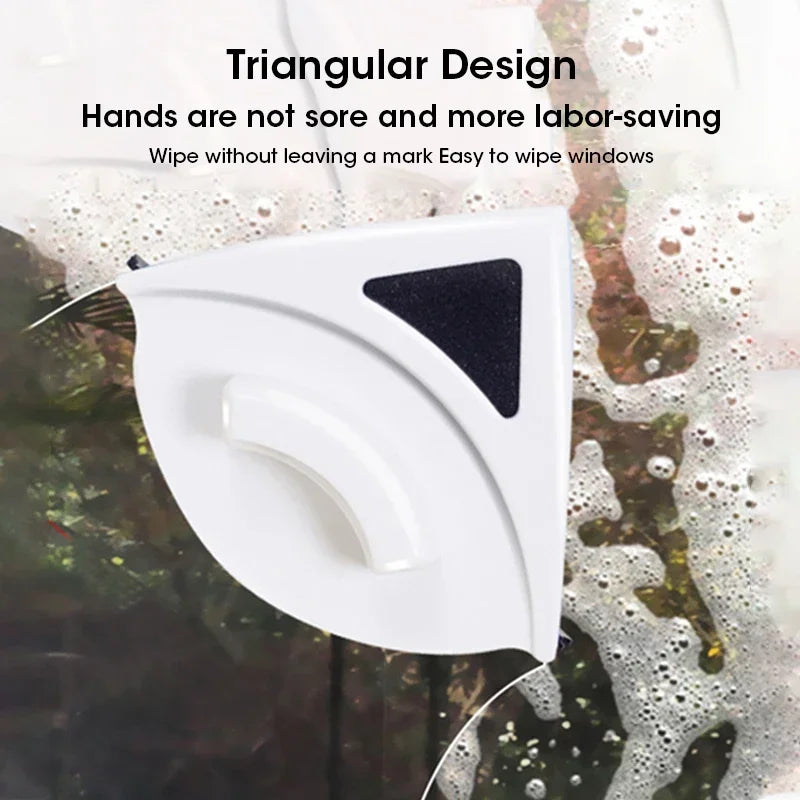 Magnetic Double-Sided Window Cleaner | Auto Water Discharge