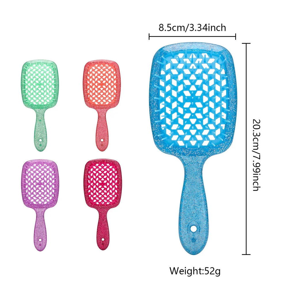 Honeycomb Air Cushion Detangling Comb – Anti-Static Hair Brush