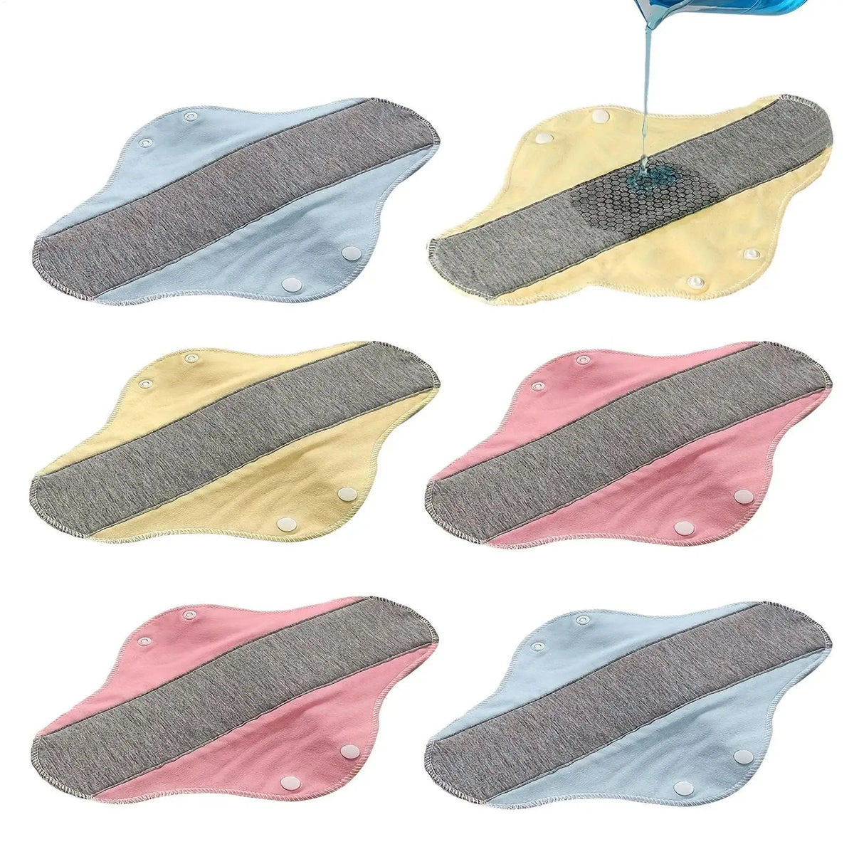 Leakproof Washable Breathable Napkins Reusable Pads Menstrual