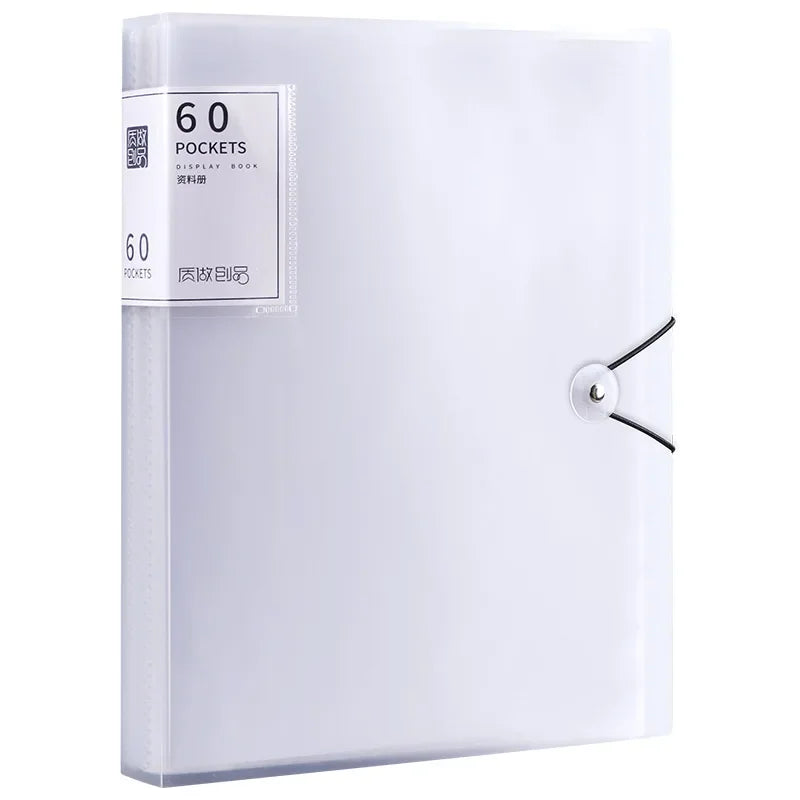 A4 Transparent Folder Document Large Capacity Dustproof Waterproof