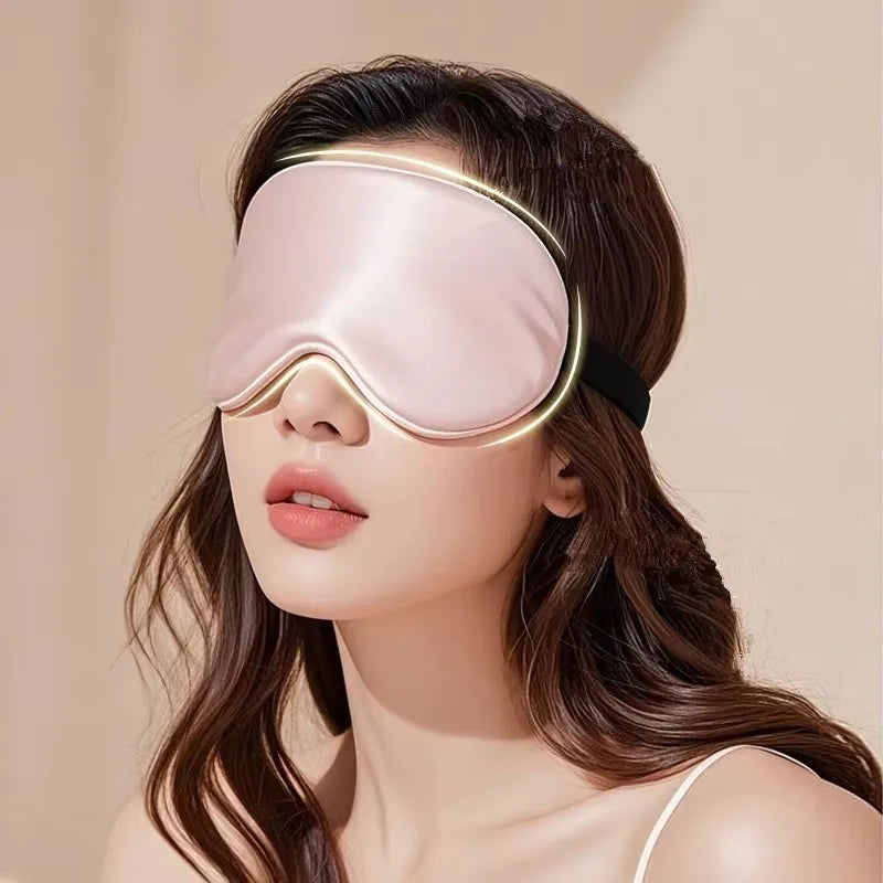 Double-Sided Silk Sleep Eye Mask – Light Blocking Travel Eyeshade