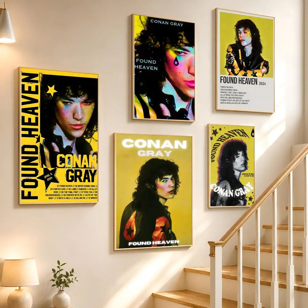 Conan Gray Poster HD Waterproof PVC Stickers – Wall Décor
