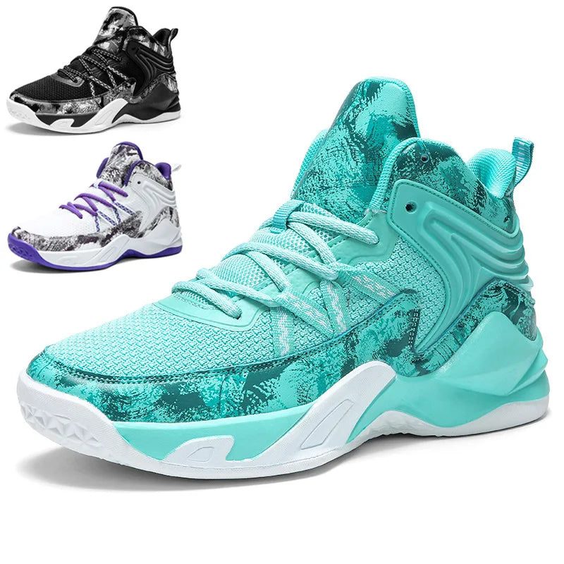 YBQJOO Breathable Basketball Sneakers | Unisex Athletic Shoes