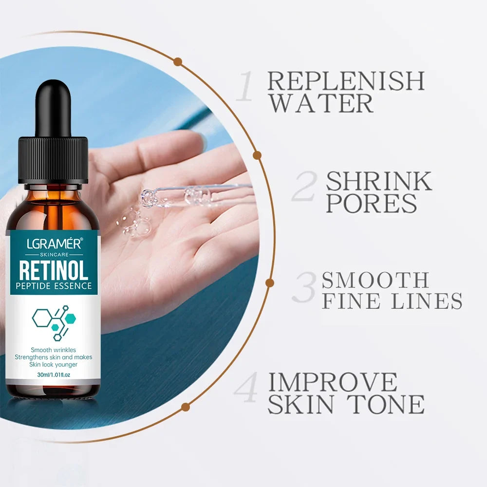 REAROYA Retinol & Hyaluronic Acid Anti-Wrinkle Face Serum