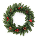 Artificial Christmas Pine Cone Wreath – 30 & 40cm Door Decor