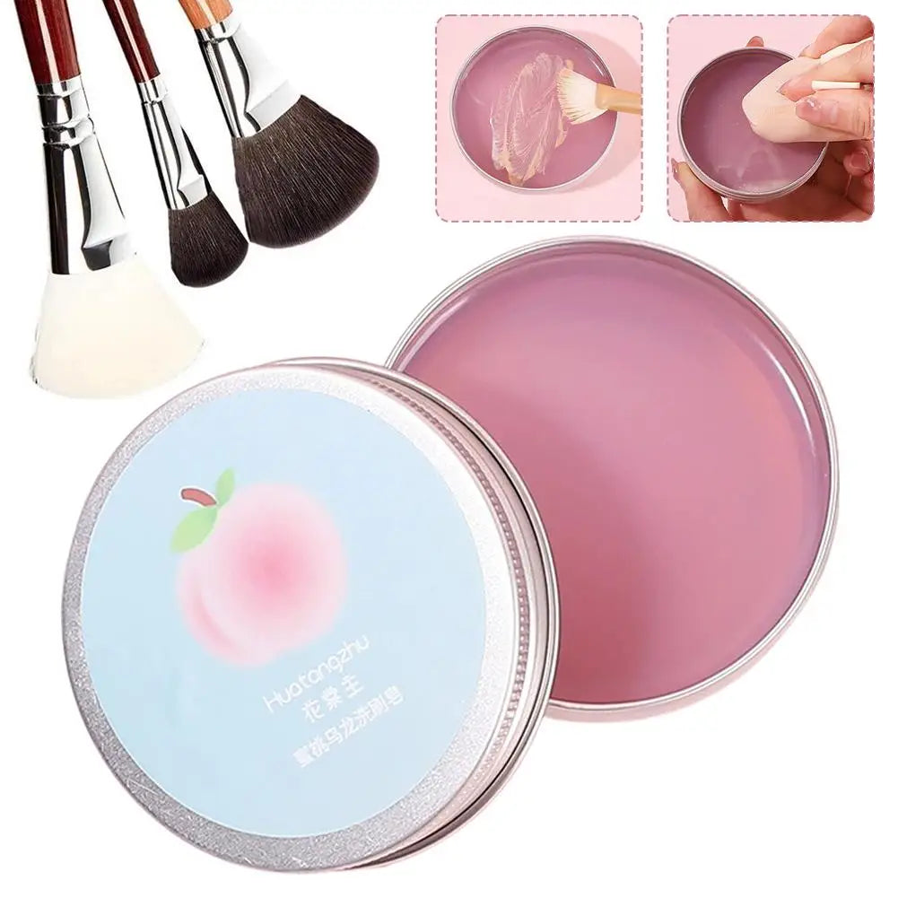 Makeup Brush Cleaner Soap & Silicone Mat – Deep Cleans Tools