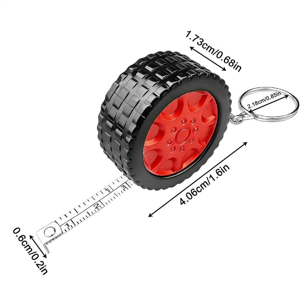 Cloth Tape Measure 1 Meter Small Tire-shaped Accurate Ruler Diameter