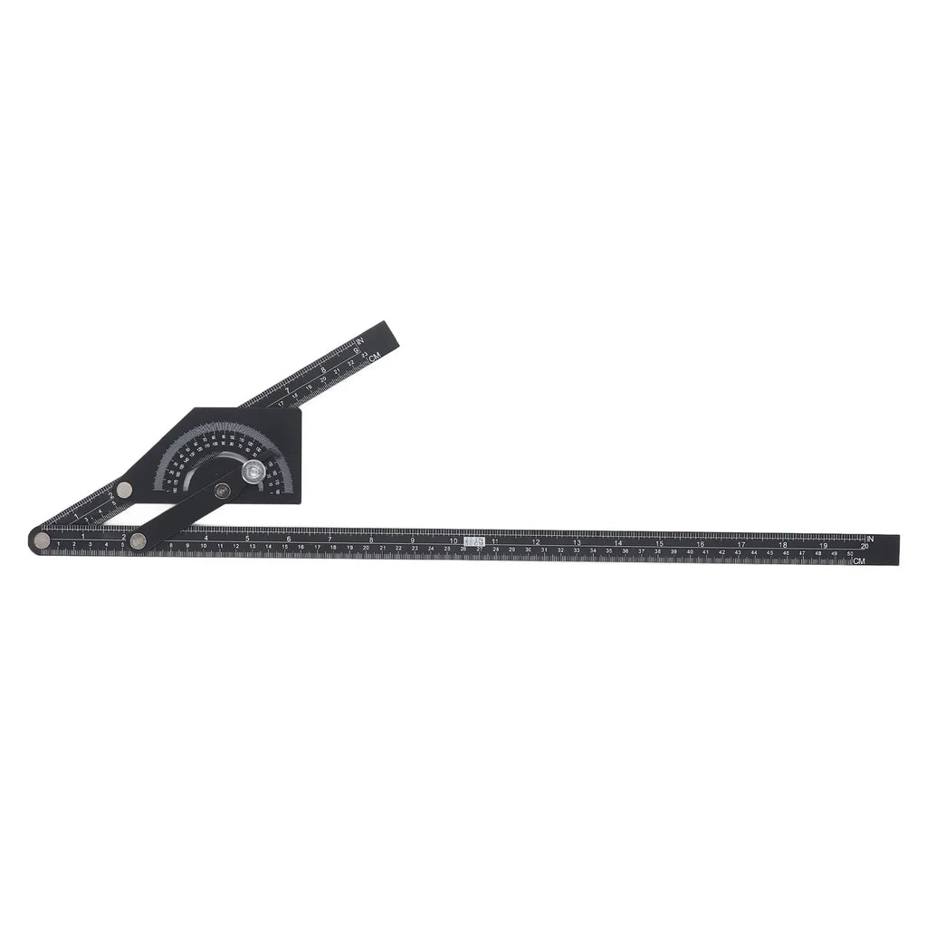 Bevel Protractor Universal 0-180 Degree Aluminum Angle Finder Ruler