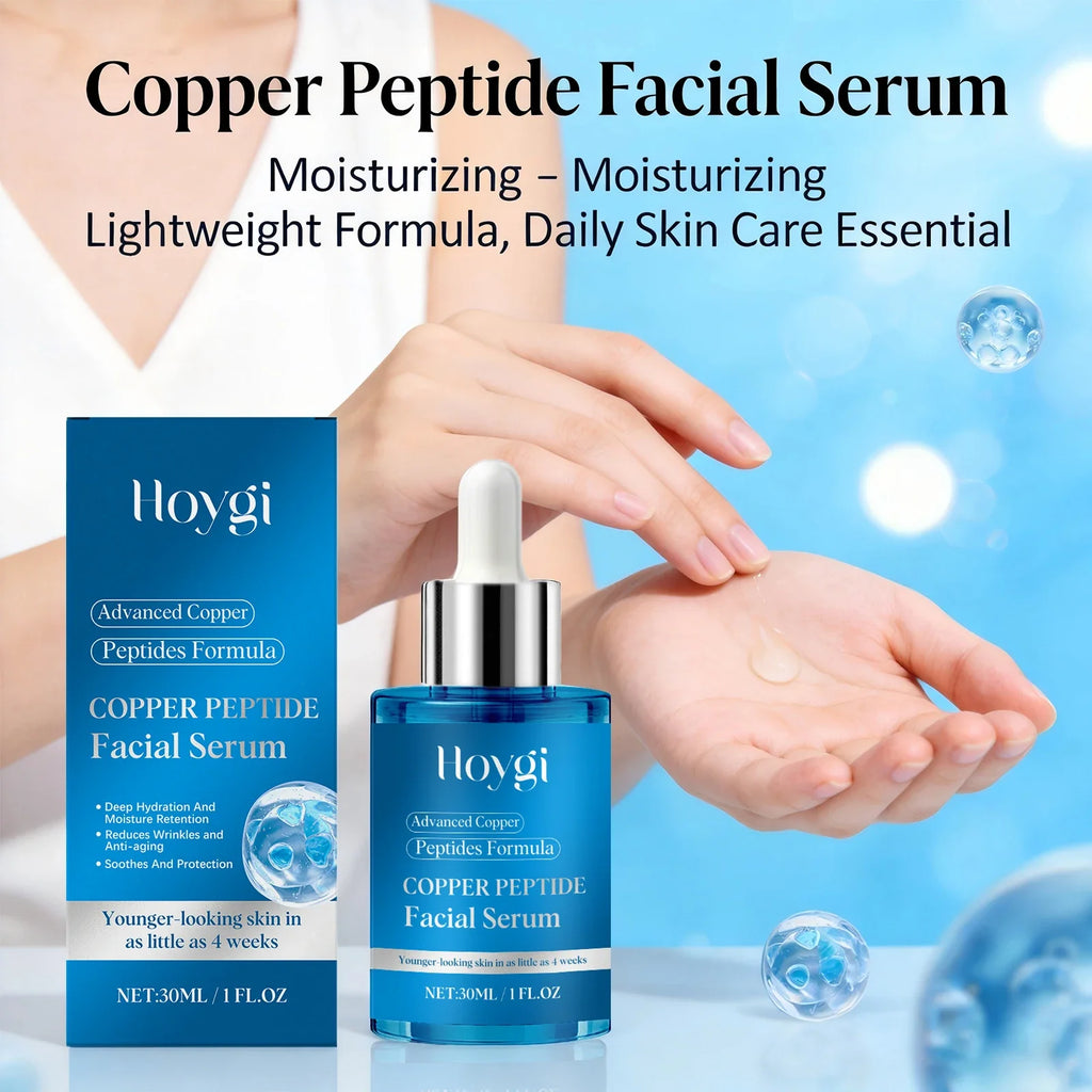 Hoygi Copper Peptide Facial Serum Firming Lifting Fade Fine Lines