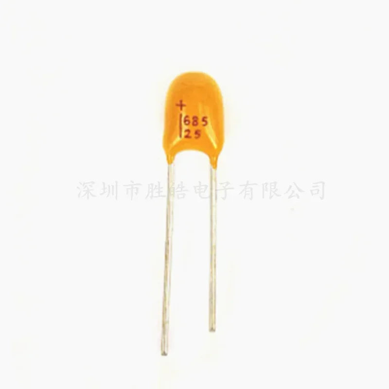 20 Pcs Tantalum Capacitors 6.8uF 25V DIP Through Hole | NioCen