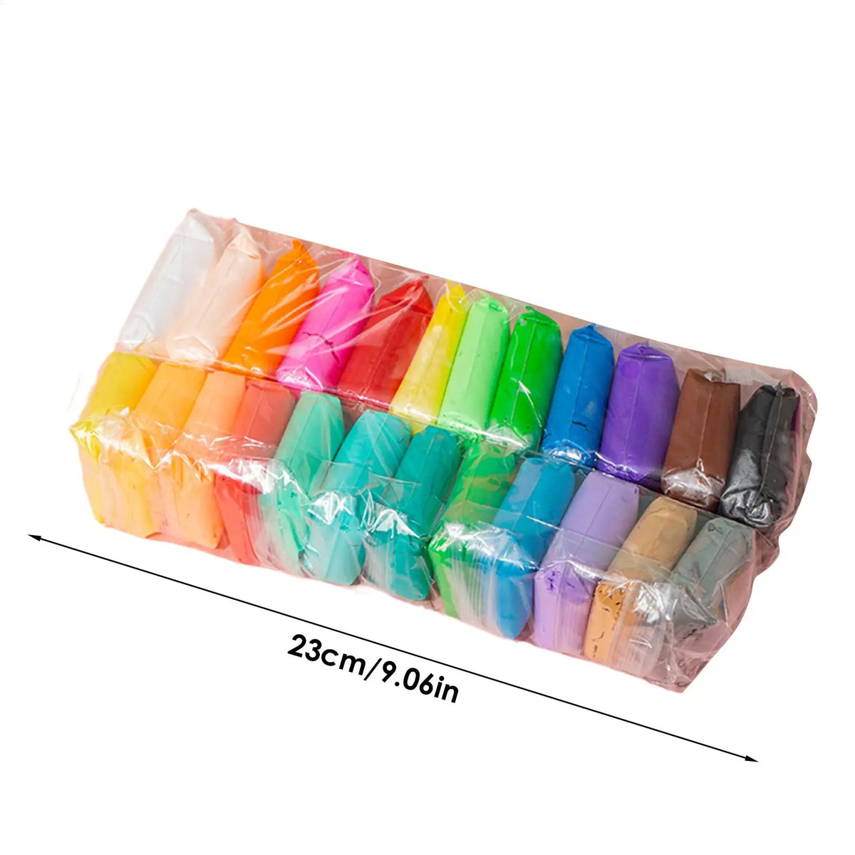 Air Dry Clay Set for Kids – 12/24/36 Non-Toxic Colors + Tools