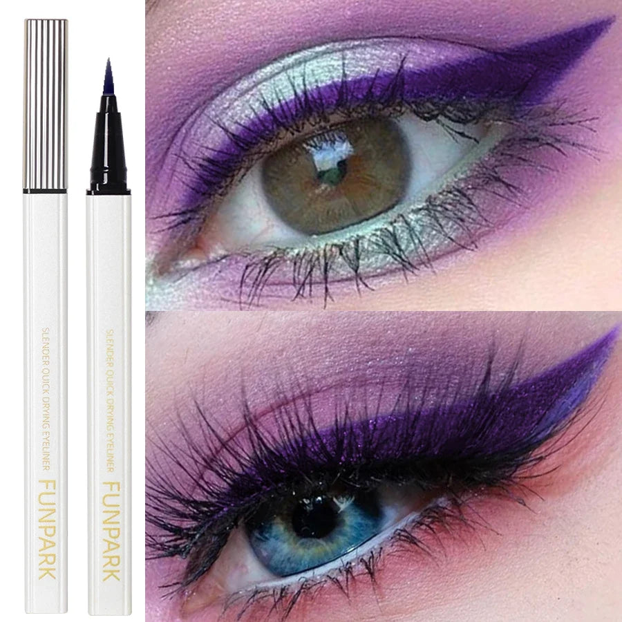 FUNPARK Purple Liquid Eyeliner Pen – Waterproof & Long-Lasting