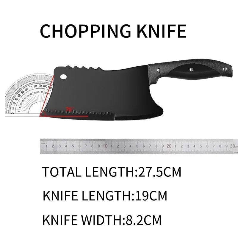 COOKCRAZE 8" Damascus Chef Knife – Meat Cleaver & Kitchen Knife