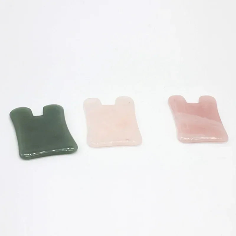 Natural Stone Gua Sha Facial Massage Tool | Crystal Gift Box Set