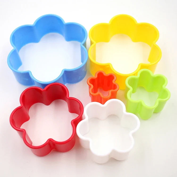 Cookie Cutter Mold Set – Circle, Heart, Star & Flower Shapes