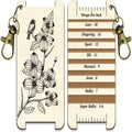 Wooden Knitting Needle Gauge & WPI Ruler – Dogwood Tree