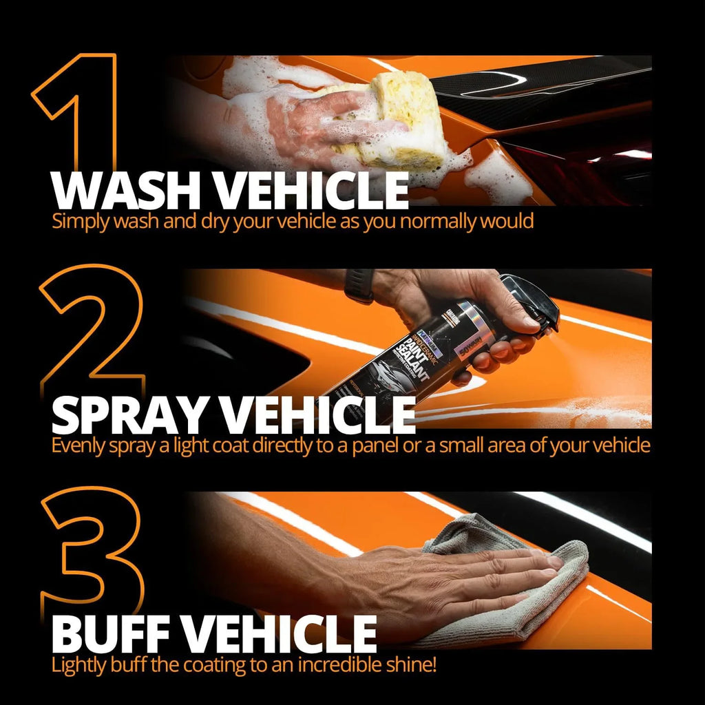 Platinum Rapid Ceramic Paint Sealant Spray Maximum Gloss Shine