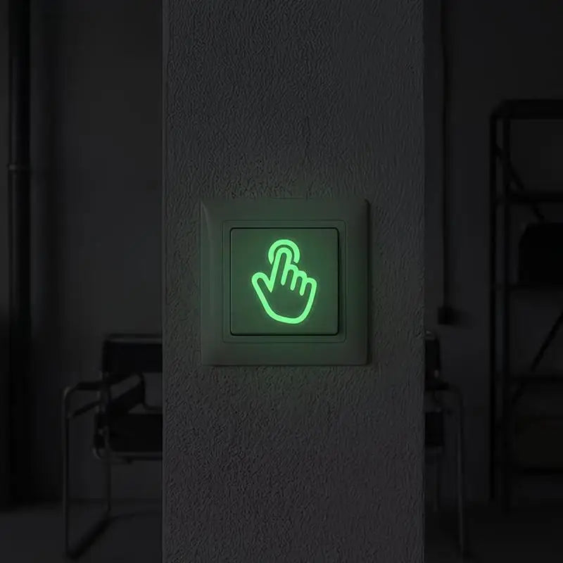 Glow in the Dark Stickers for Switches, Stairs & Motorcycle